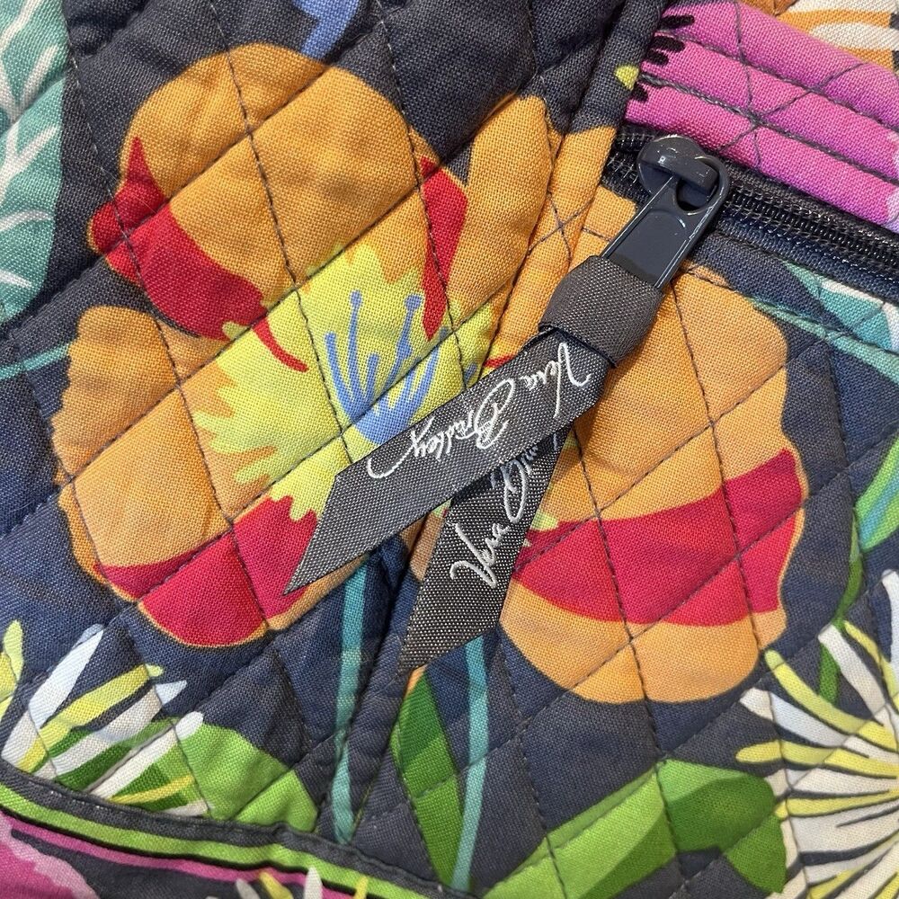Vera Bradley Jazzy Blooms Bag Medium Floral Shoulder Double Strap Purse Tote - Picture 4 of 9